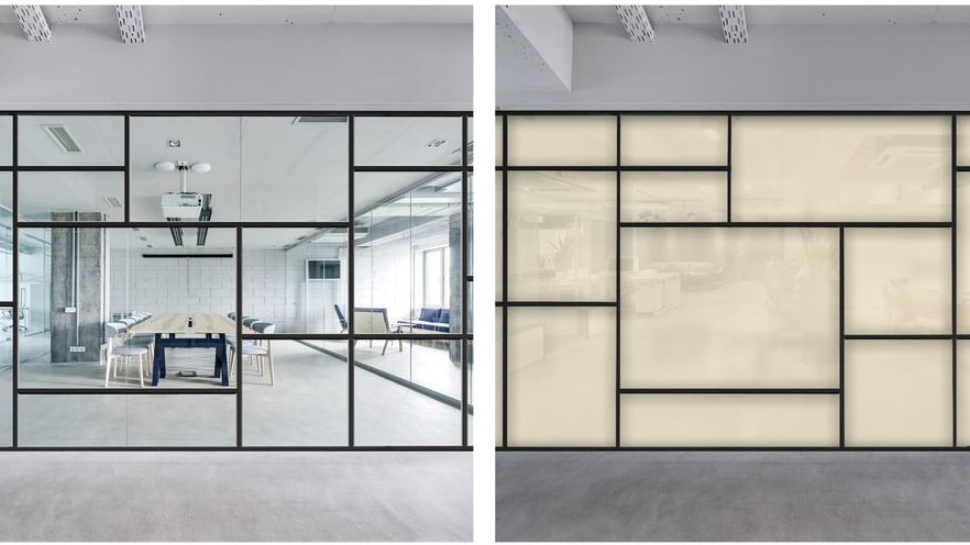 Smart film in conference and meeting rooms