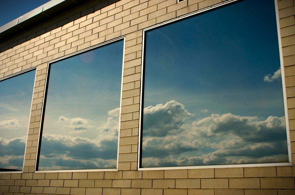 antivandal and solar protect window film reflective